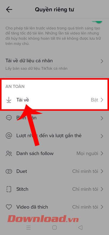 Las instrucciones para desactivar guardar videos en TikTok son extremadamente simples