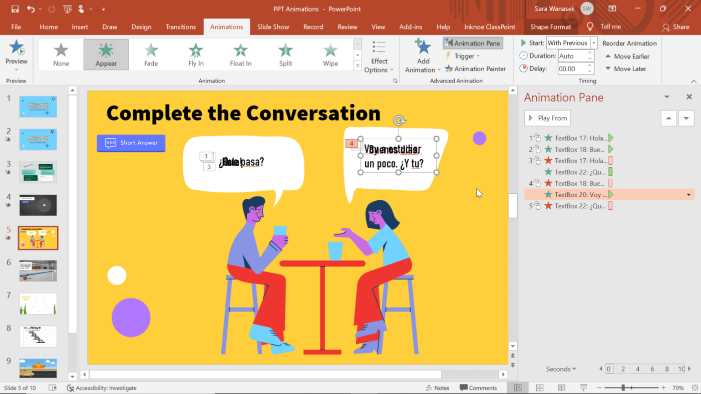 How to create disappear & fade effects in PowerPoint