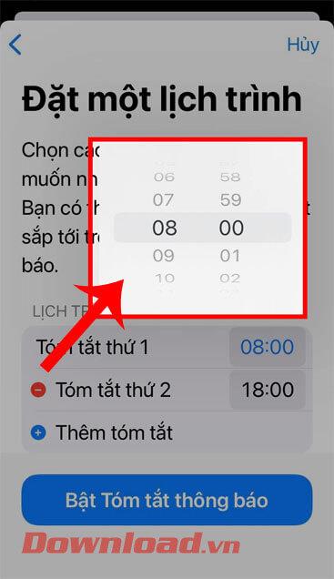 Instrucțiuni pentru activarea rezumatelor notificărilor pe iOS 15