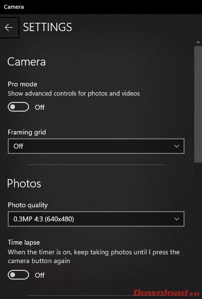 Instructions for recording videos and taking photos on Windows 11 without installing software