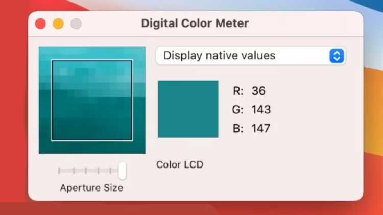 Comment trouver un code couleur hexadécimal sur l'écran