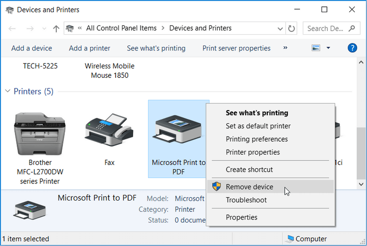 Comment réparer l’erreur Microsoft Print to PDF sous Windows