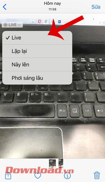 Petunjuk untuk mengubah efek animasi di iPhone