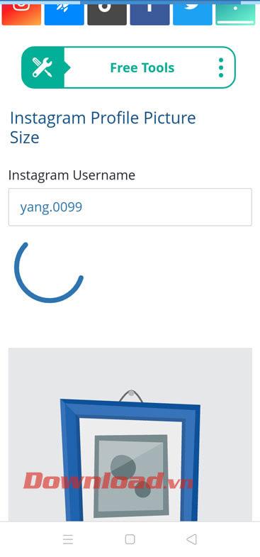 Instructions pour télécharger la photo de profil Instagram d'un autre compte