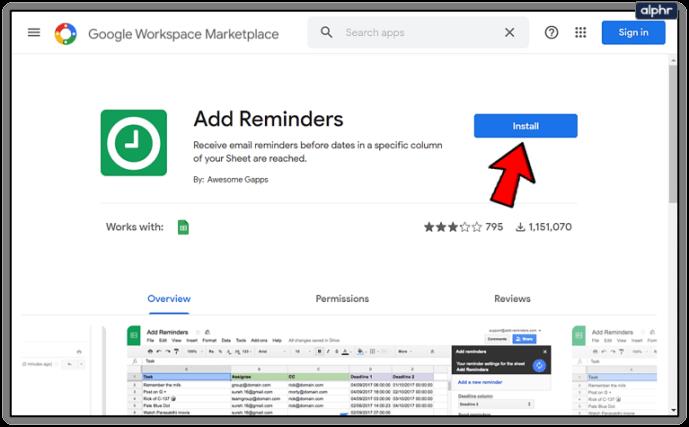 Comment définir des rappels dans Google Sheets