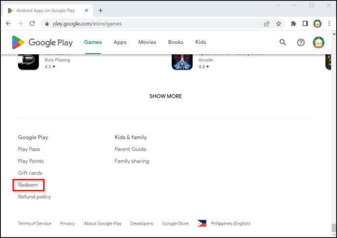 Google Play में कोड कैसे रिडीम करें