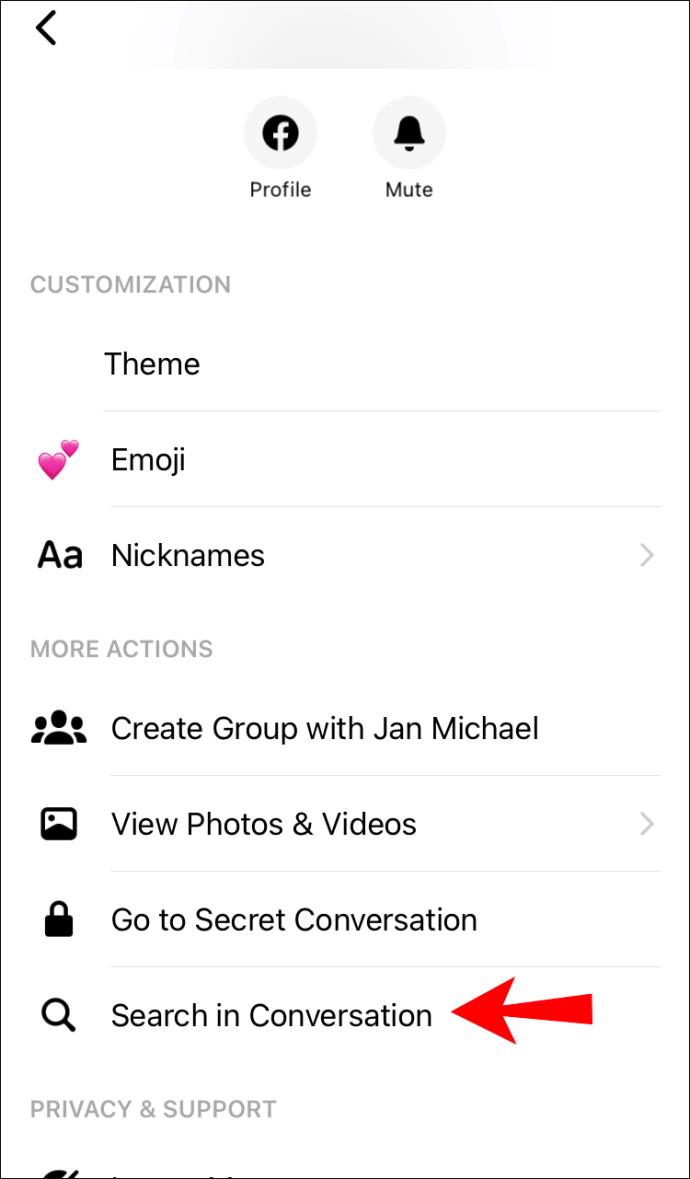 Comment rechercher dans les messages de Facebook Messenger