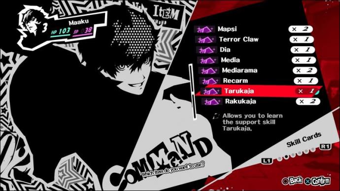 How To Use Skill Cards In Persona 5