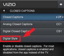 Vizio TV에서 자막을 켜거나 끄는 방법
