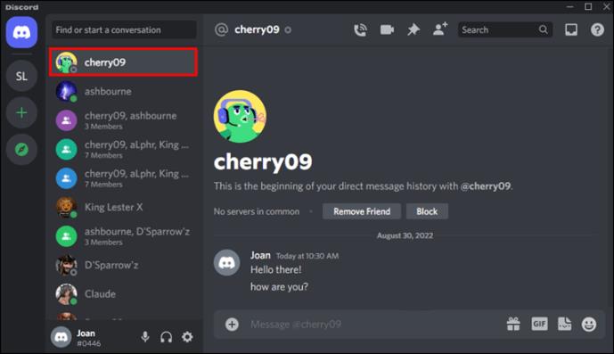 Comment supprimer les DM Discord d'un PC ou d'un appareil mobile