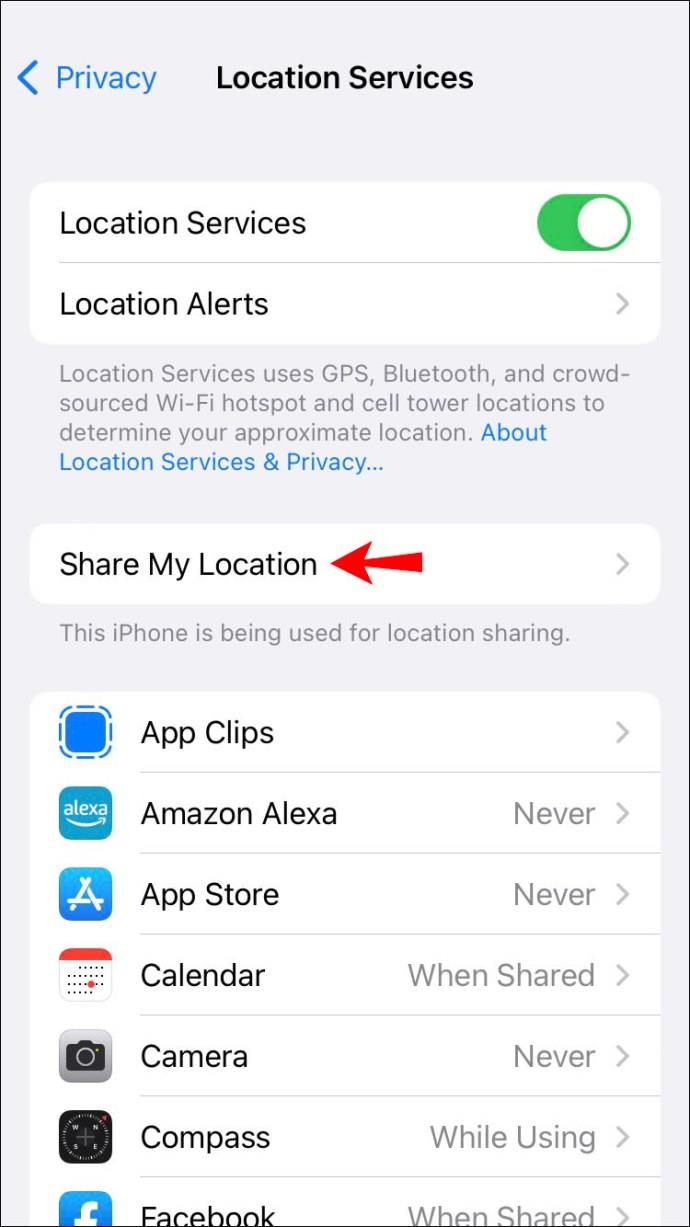So überprüfen Sie, mit wem Ihr Standort auf einem iPhone geteilt wird