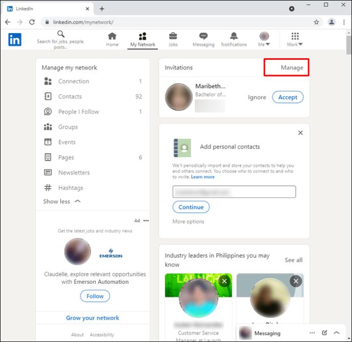 Comment afficher les connexions en attente dans LinkedIn