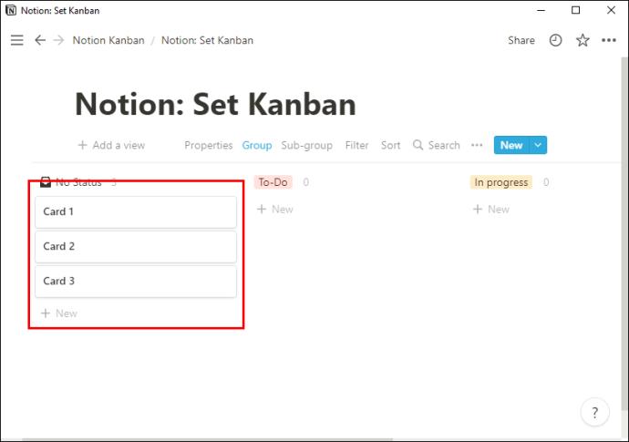 How To Setup A Kanban Board In Notion