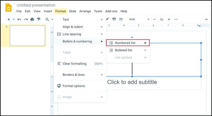 How To Add Bullet Points In Google Sheets