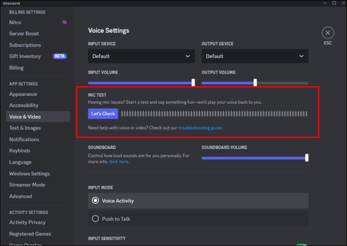 Como desativar o som Push To Talk no Discord