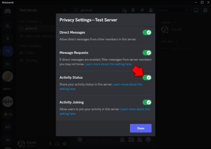 How To Hide Game Activity In Discord