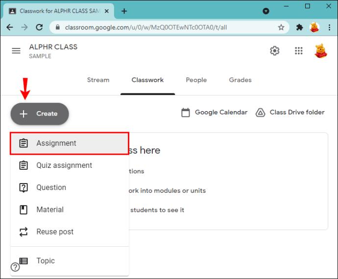 كيفية إنشاء واجب في Google Classroom