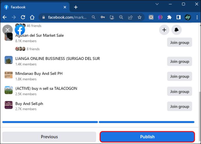 Facebook Marketplace에서 삭제하고 다시 등록해야 합니까?  아마도