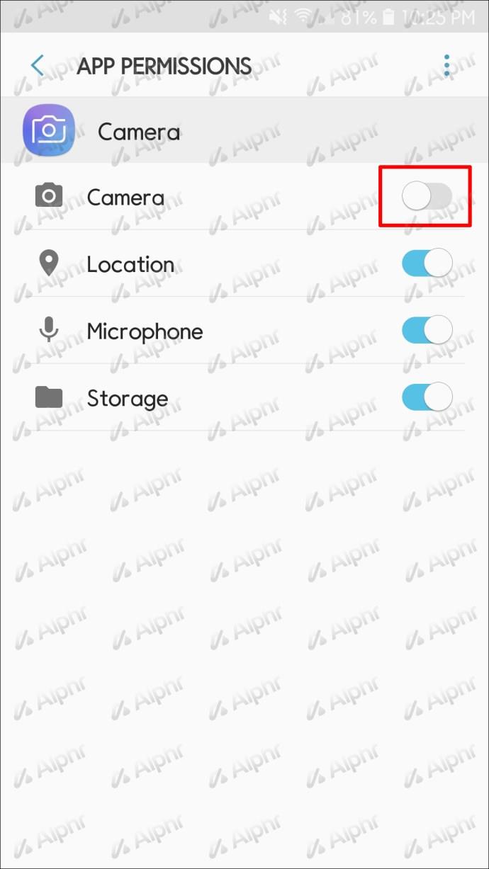 How To Disable The Camera On An Android Device