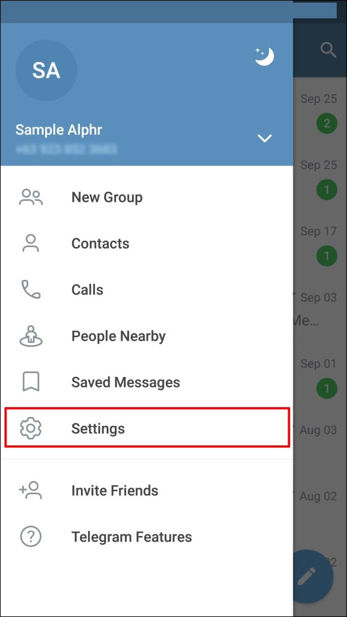 Comment supprimer des contacts dans Telegram