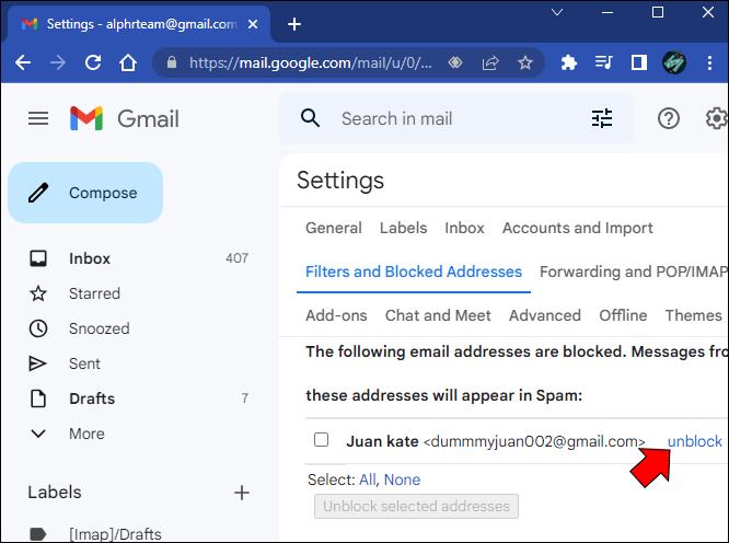 Como visualizar seus e-mails bloqueados no Gmail