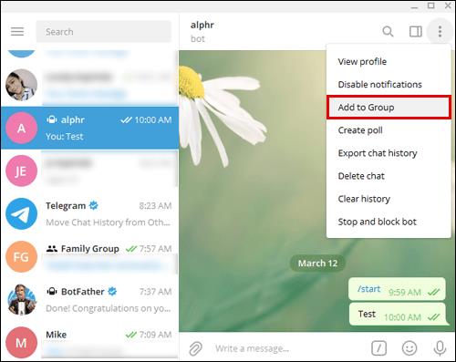 Como adicionar um administrador no Telegram