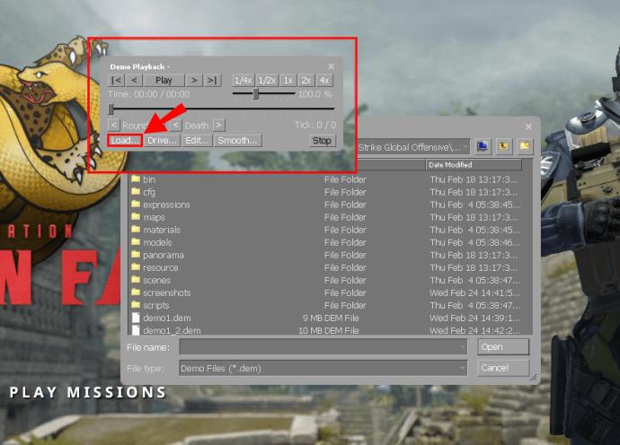 Comment ouvrir le menu de démonstration dans CSGO