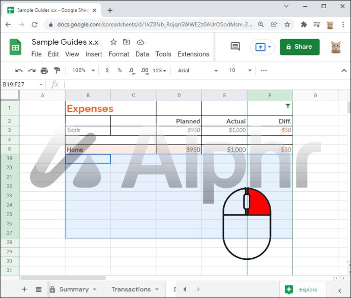 Como copiar sem linhas ocultas no Google Sheets