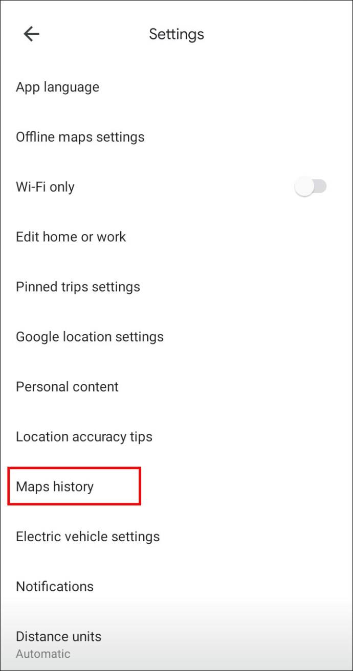 Comment afficher l'historique de recherche de Google Maps