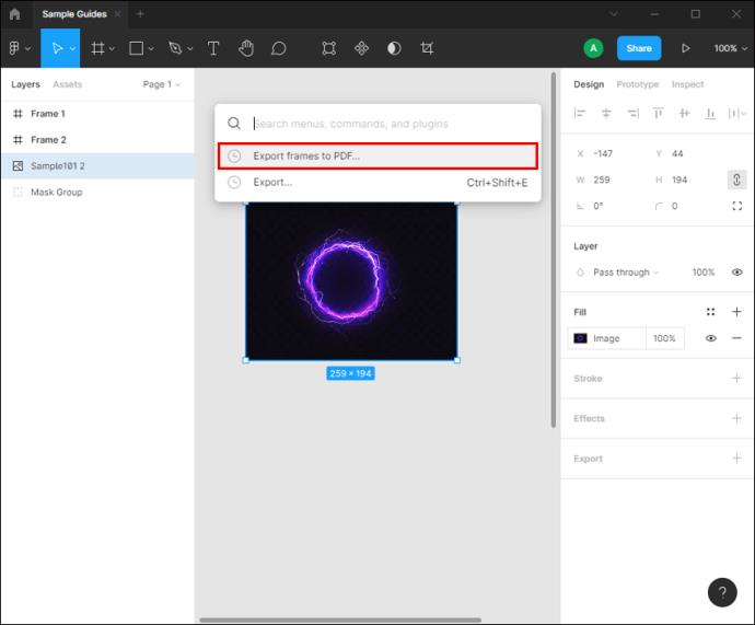 How To Export A Design To PDF In Figma