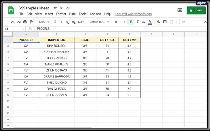 Comment ajouter et supprimer des lignes et des colonnes dans Google Sheets