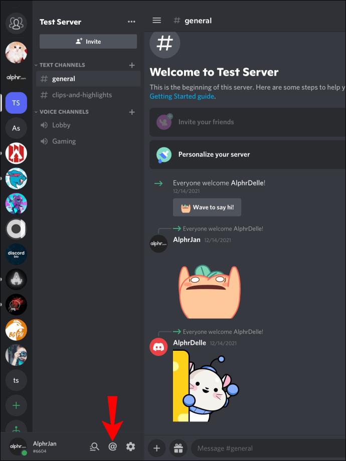 Comment vérifier qui vous a envoyé un ping dans Discord