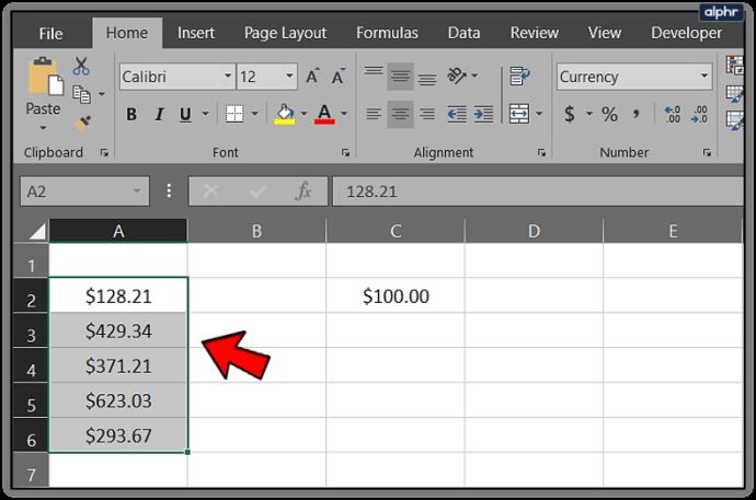 كيفية تحريك المنازل العشرية في Excel