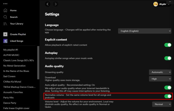 How To Normalize Volume In Spotify