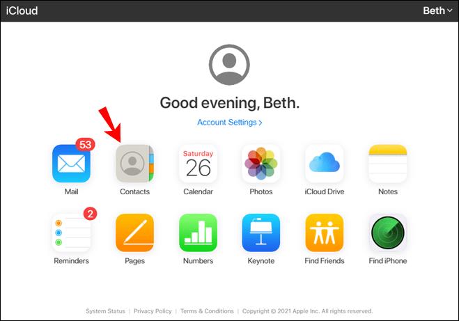 Como sincronizar contatos do Google com o iCloud