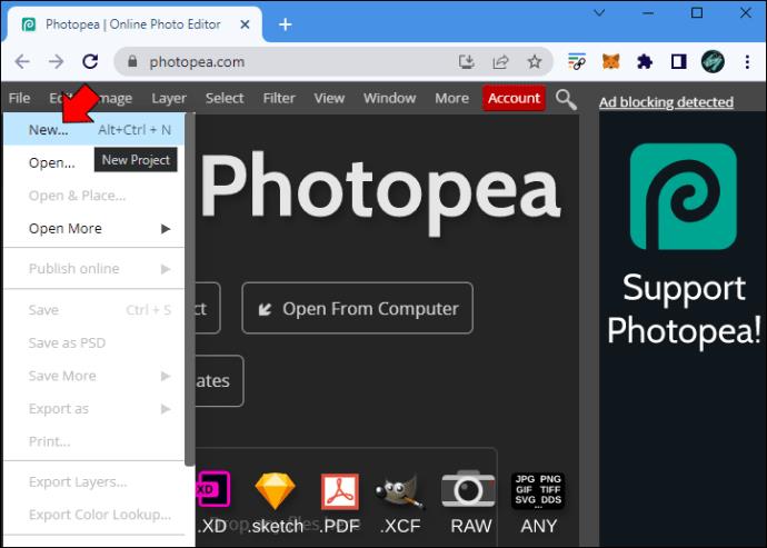 How To Resize An Image In PhotoPea