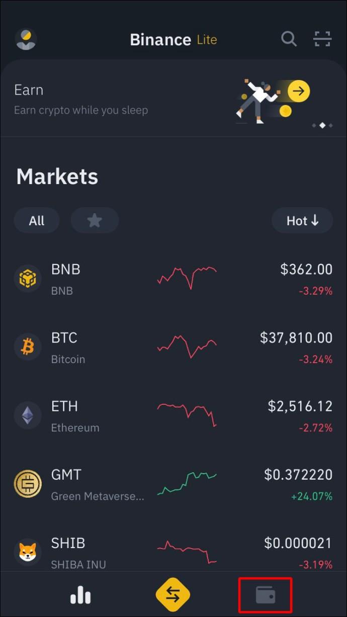 كيفية السحب إلى حساب بنكي من Binance