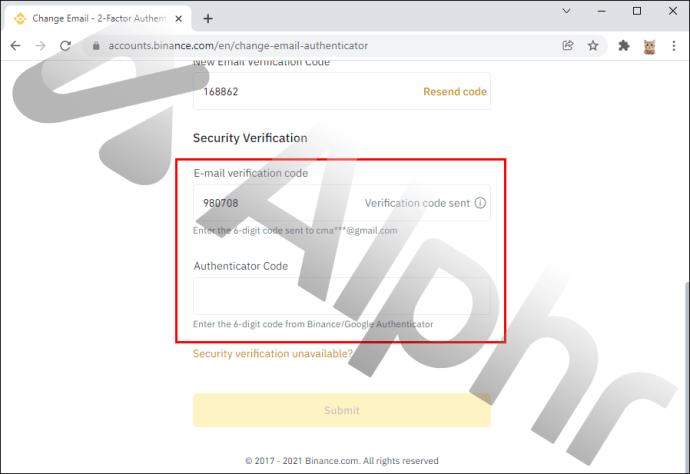 Como alterar seu endereço de e-mail na Binance