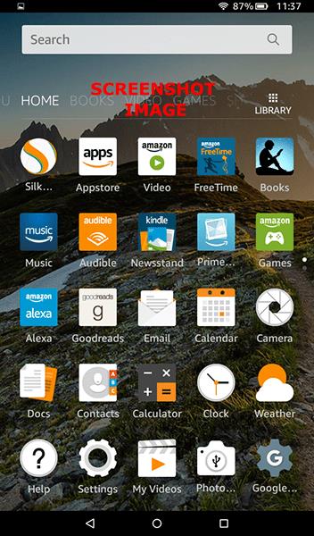 How To Take A Screenshot With Your Amazon Fire Tablet