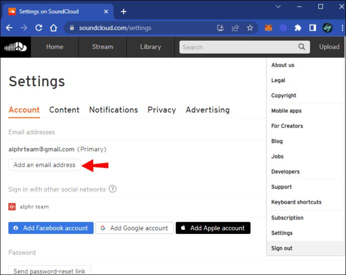 How To Change Your Email Address In SoundCloud