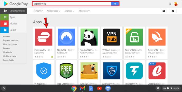 Como usar uma VPN em um Chromebook