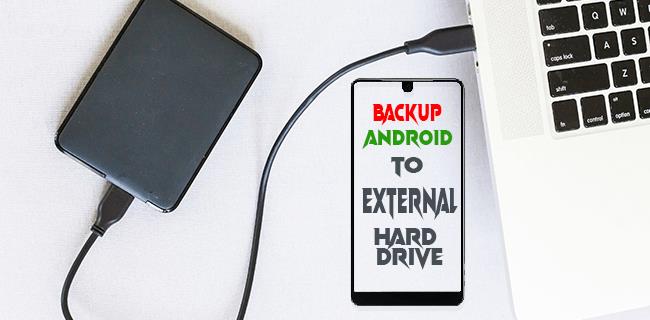 Comment sauvegarder un appareil Android sur un disque dur externe