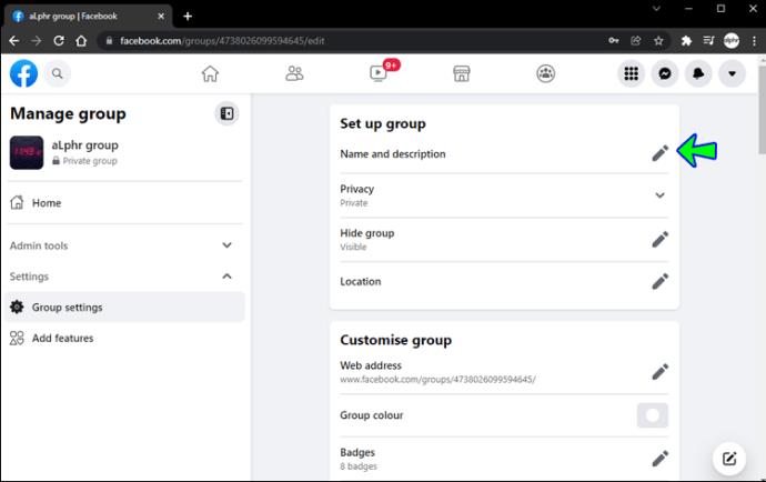 Como editar a seção Sobre de um grupo do Facebook