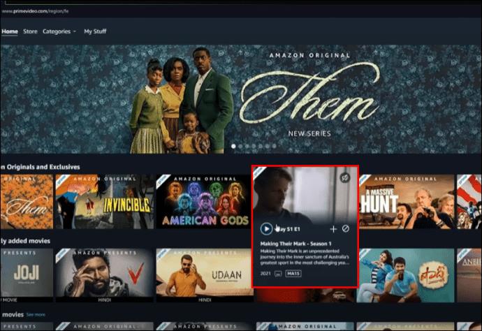 Cara Melaraskan Kualiti Video Dalam Video Amazon Prime