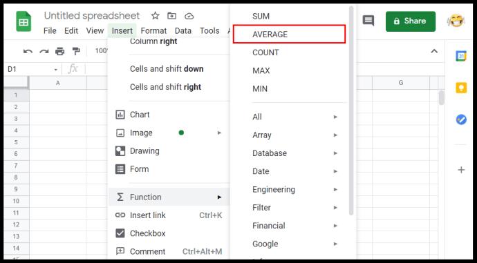 Comment calculer la plage dans Google Sheets