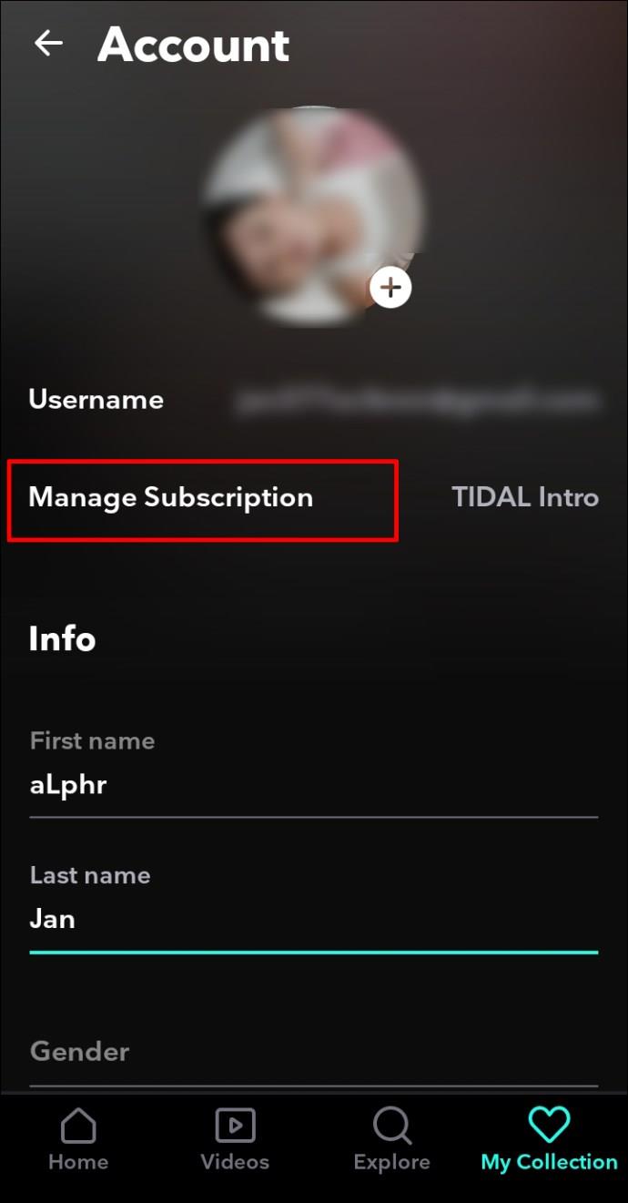 Cómo agregar familia en Tidal