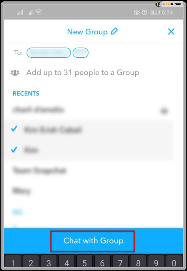 स्नैपचैट में ग्रुप चैट कैसे बनाएं