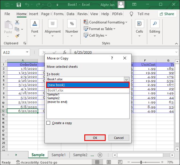 Comment copier une feuille dans un autre classeur dans Excel