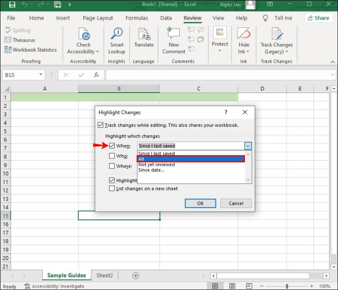 Comment vérifier qui a édité une feuille de calcul Excel