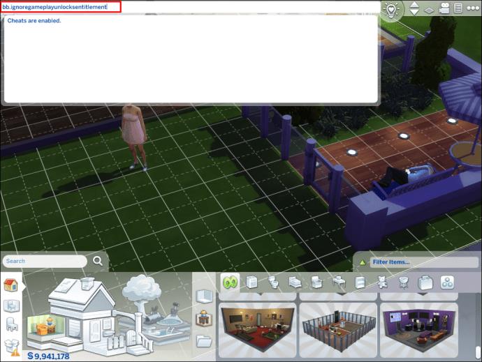 วิธีปลดล็อกวัตถุทั้งหมดใน Sims 4